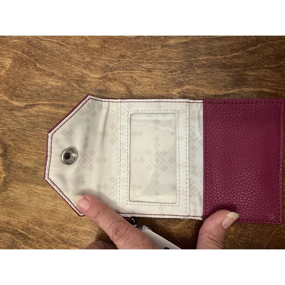 Rare Thirty-One Letters From London Jewell ID Case Wallet With Hook For Latching